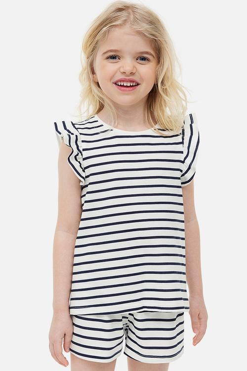 3 Pack cotton shorts - light blue striped