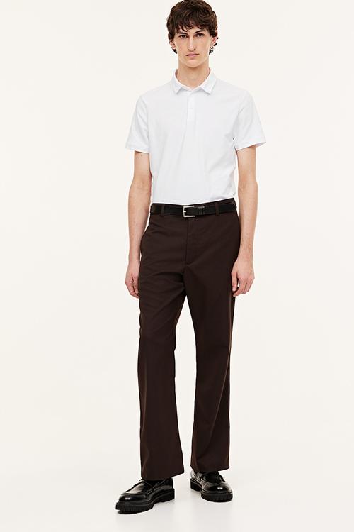 Slim fit polo shirt - white