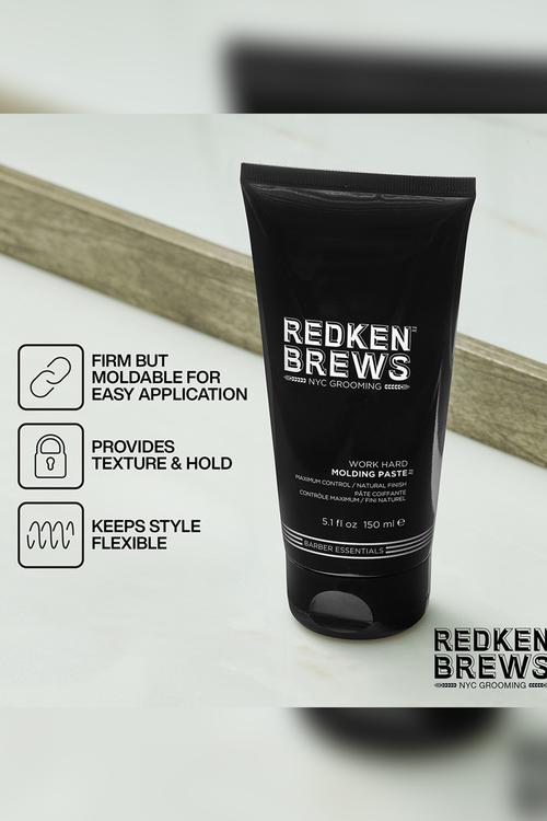Redken Brews Work Hard Molding Paste - 150ml