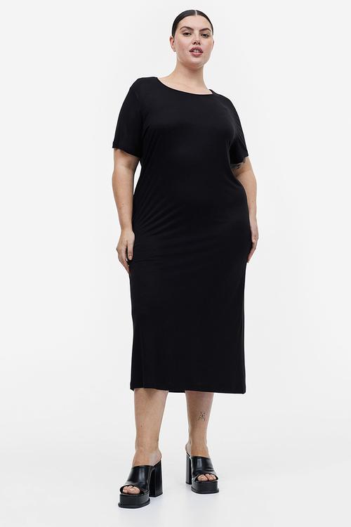 T-shirt dress - black