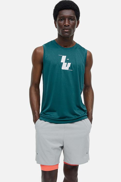 Drymove™ running vest top - dark turquoise develop 
