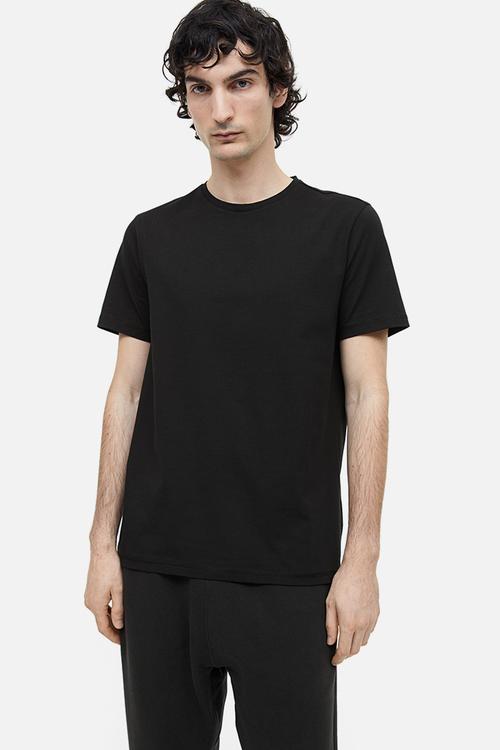 Coolmax® slim fit t-shirt - black