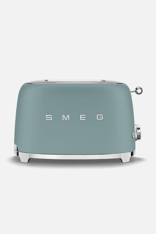 50's Retro Style 2 Slice Toaster - Matt Emerald Green