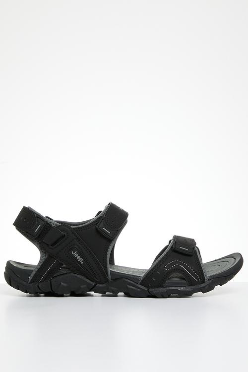 Open adventure sandal - black