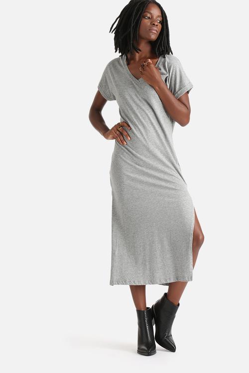 Cave Side Split Dress