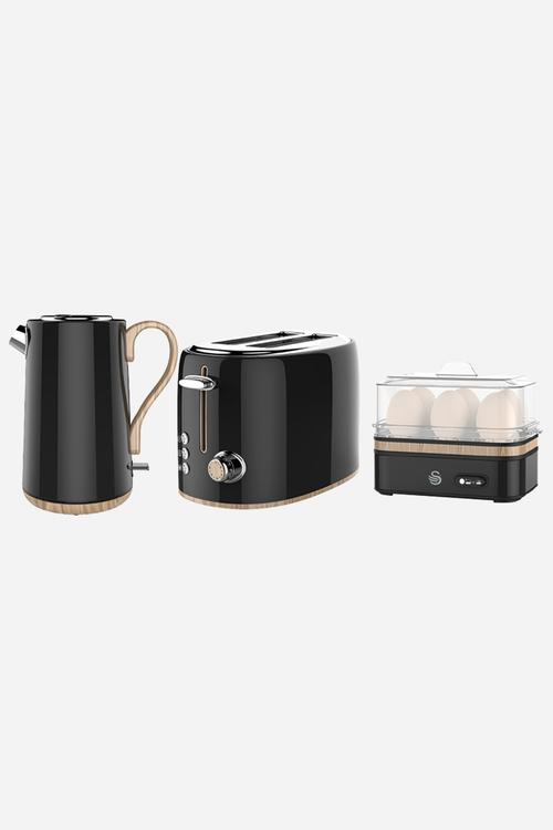 Swan Wooden Breakfast Pack - Black