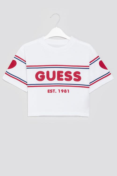 Midi short sleeve T-shirt - pure white