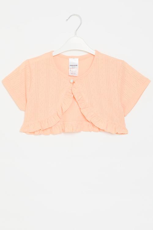 Frilled top - orange