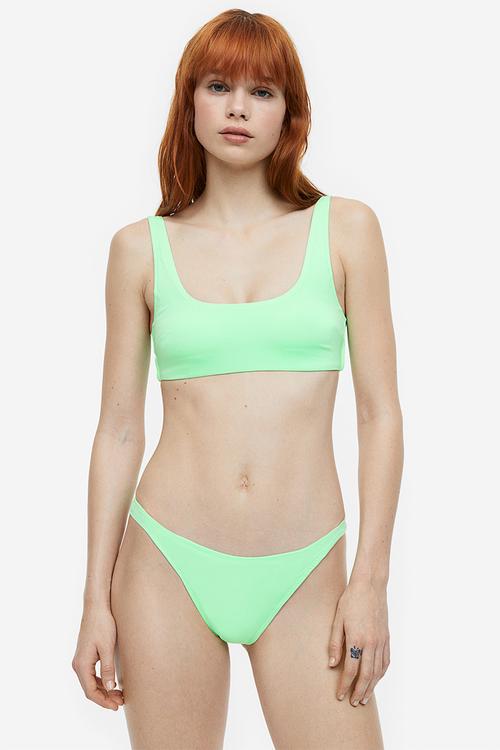 Brazilian bikini bottoms - neon green