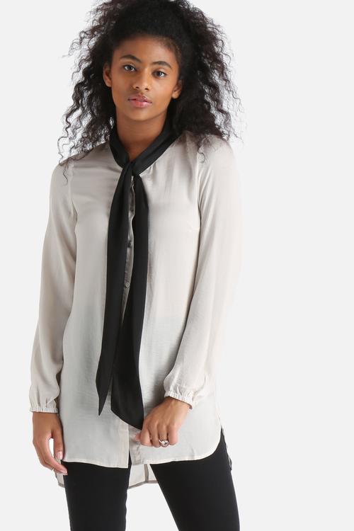 Britta Bow Long Blouse