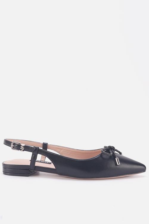 Mayden slingback pump - black