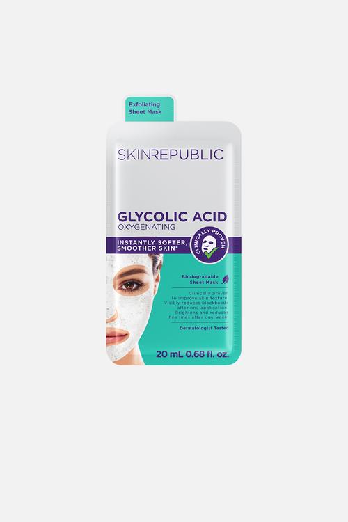 Glycolic Acid Oxygenating Face Sheet Mask