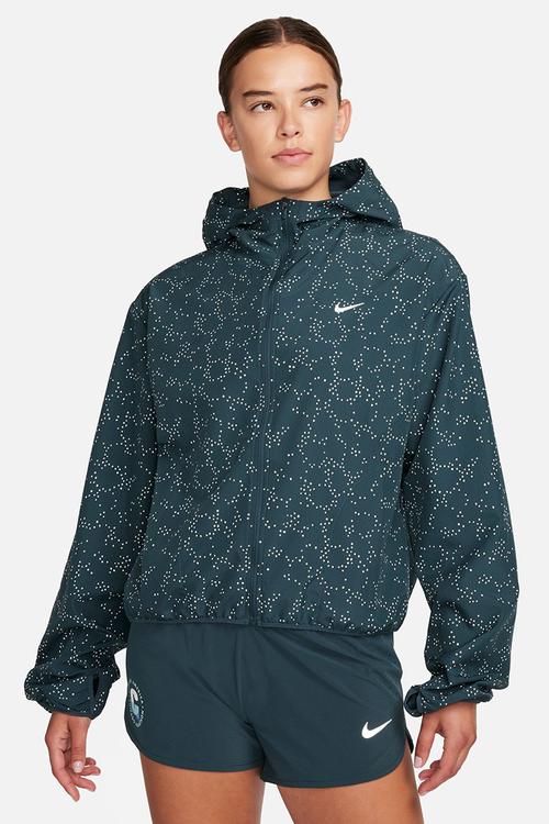 W nk df jkt ssnl nvty - deep jungle/reflective silver