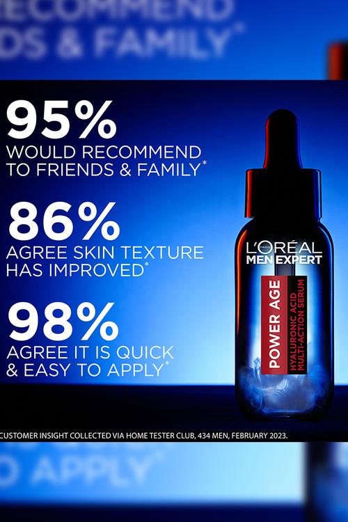 Men Expert Power Age Anti-Ageing Hyaluronic Acid Face Mosituriser
