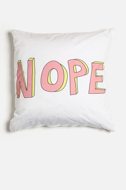 Nope printed cushion