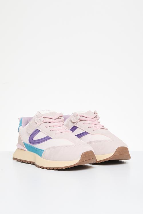Lace up sneakers - pink