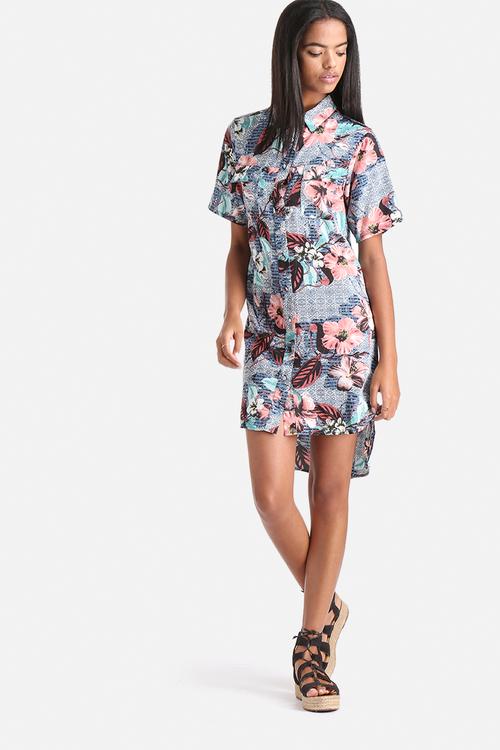 Button Through Shirt Dress