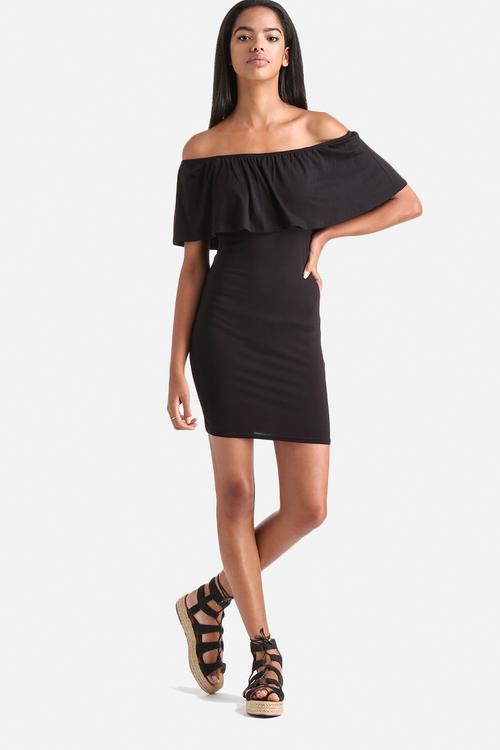 Off Shoulder T-Shirt Dress