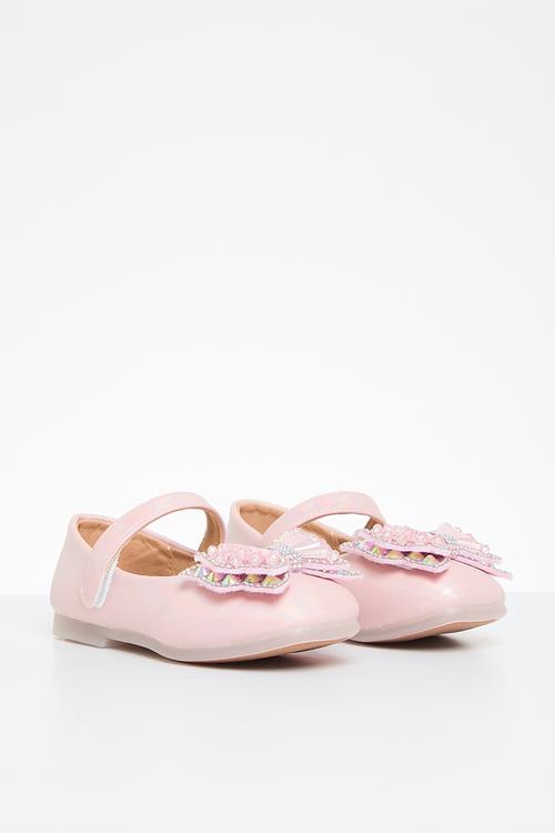 Bowknot décor pumps - pink