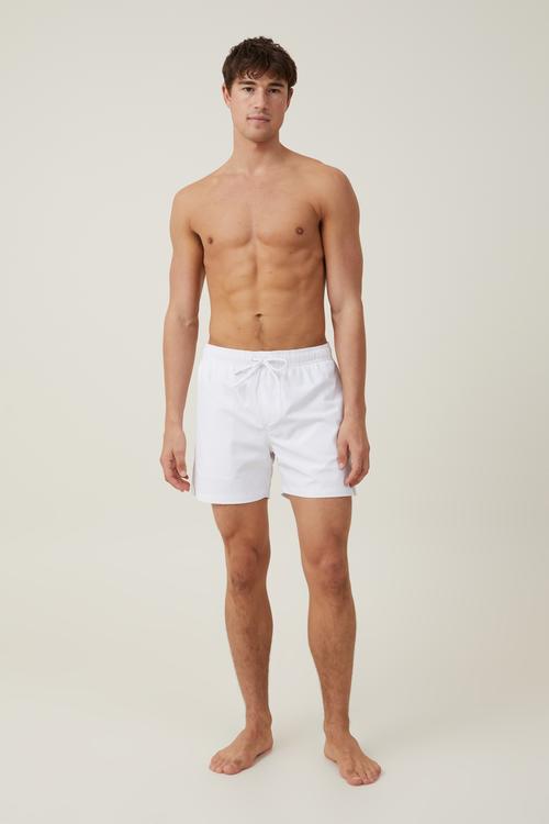 Stretch Swim Short - White 