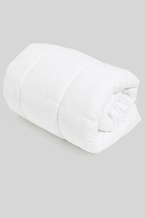 Down Alternative Mattress Topper - Cotton Gusset - white