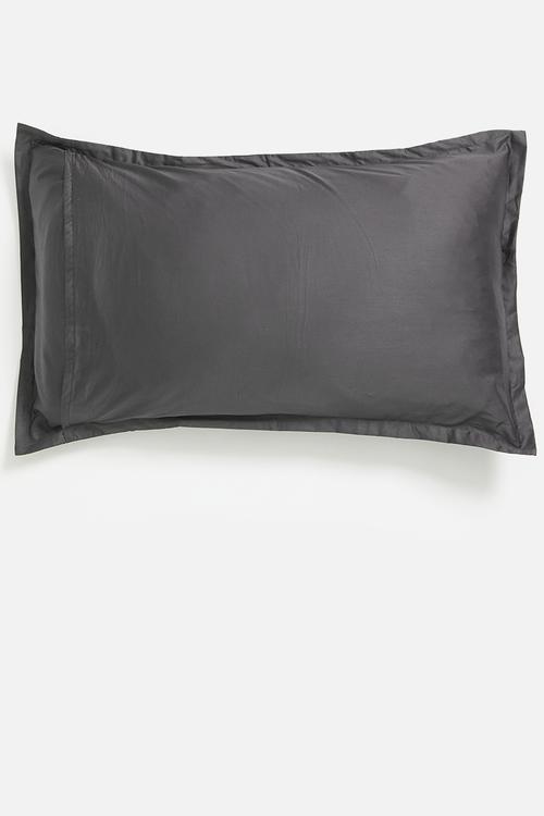 T400 Egyptian cotton oxford pillowcase set - graphite