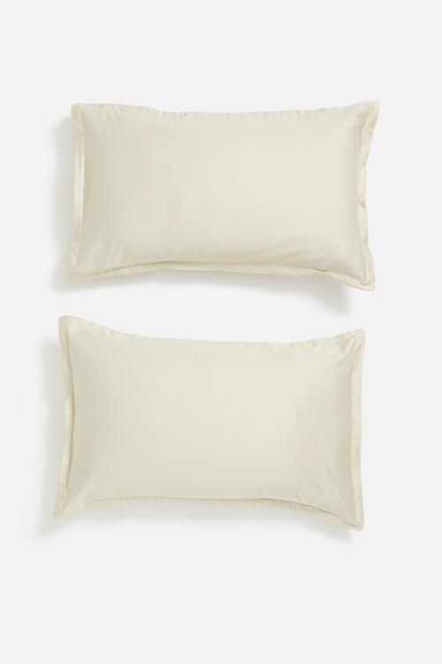 T400 Egyptian cotton oxford pillowcase set - stone