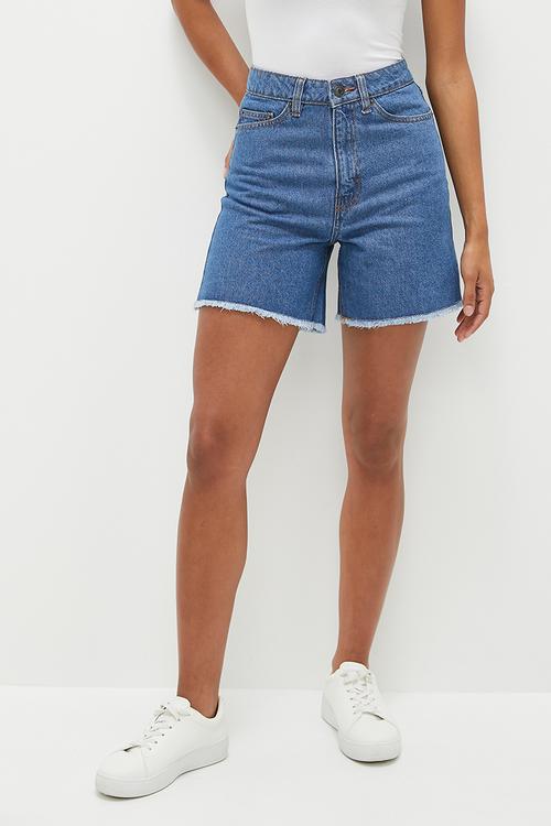 Denim short - stone wash