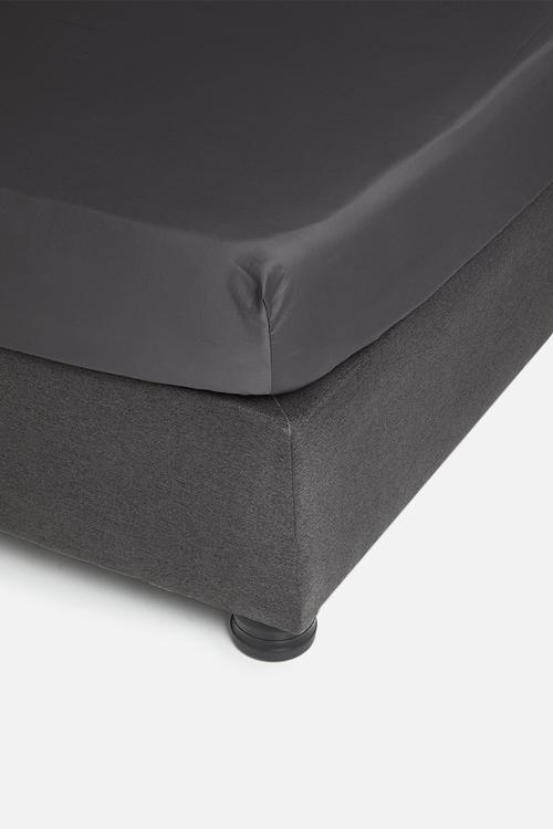 T400 Egyptian cotton fitted sheet - graphite