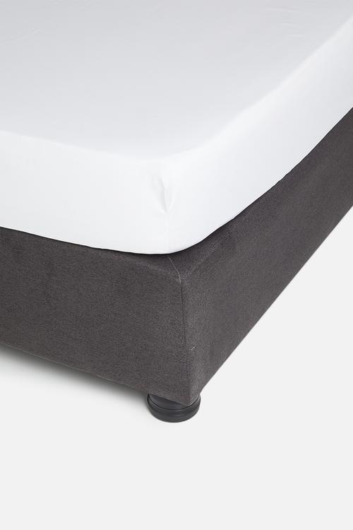 T400 Egyptian cotton fitted sheet - white