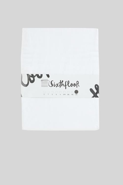 T400 Egyptian cotton flat sheet - white