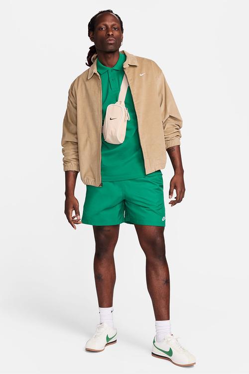 NSW Club short sleeve pique polo   - malachite green/white