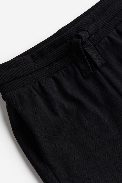 Jersey joggers - black