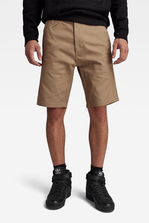 Bronson 2.0 slim chino short Backdrop stretch canvas - safari
