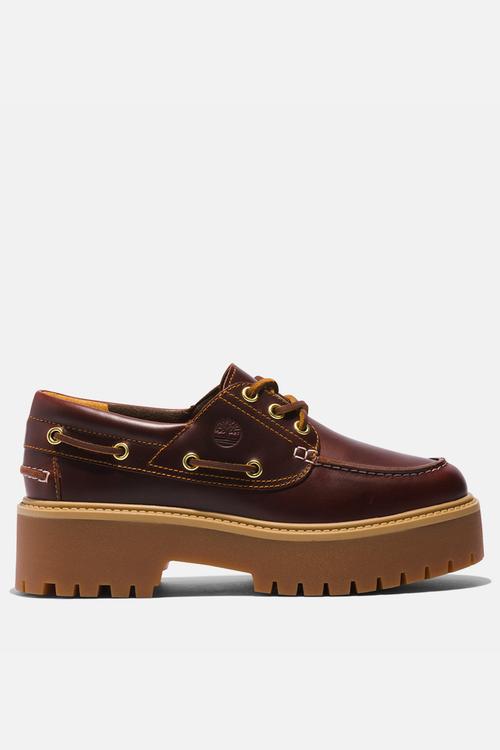 Stone street boat shoe - rootbeer