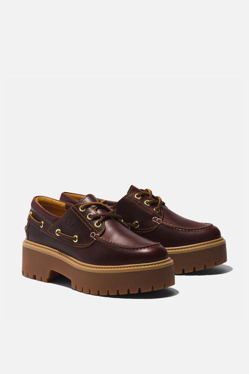 Stone street boat shoe - rootbeer