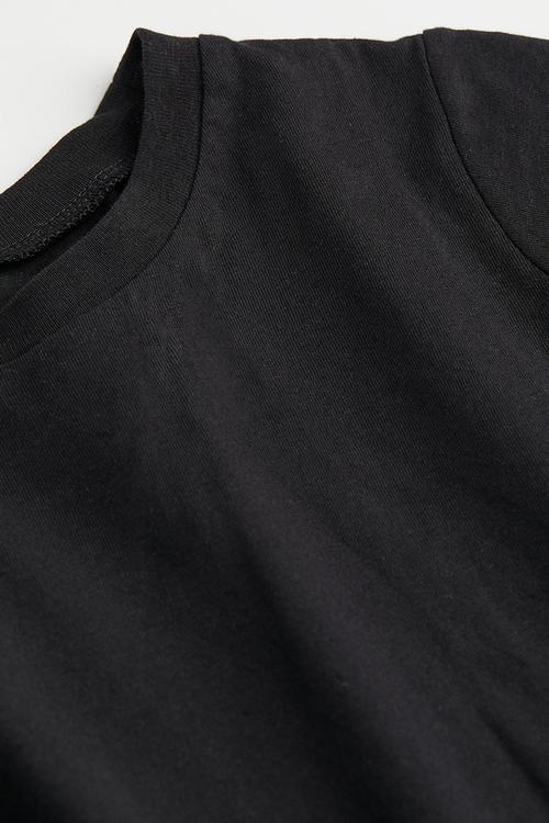Cotton T-shirt - black