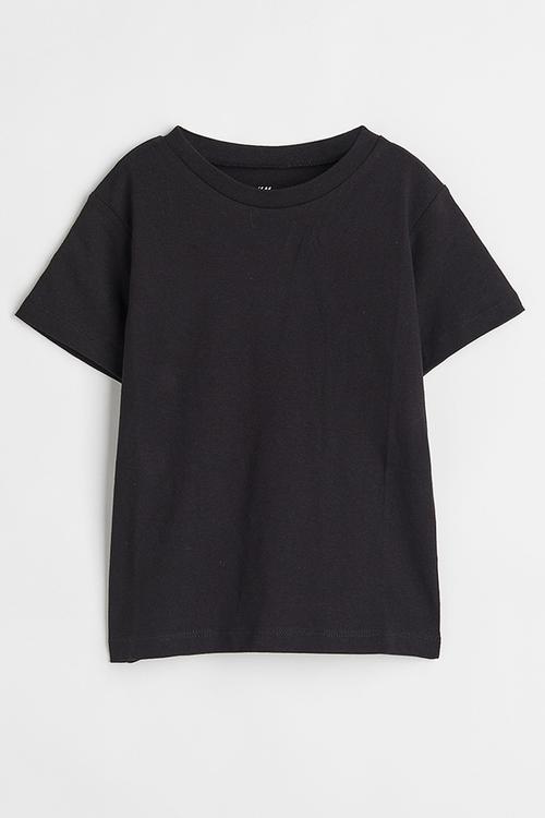 Cotton T-shirt - black