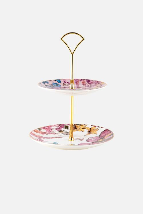 Enchantment 2 tier cake stand - multi