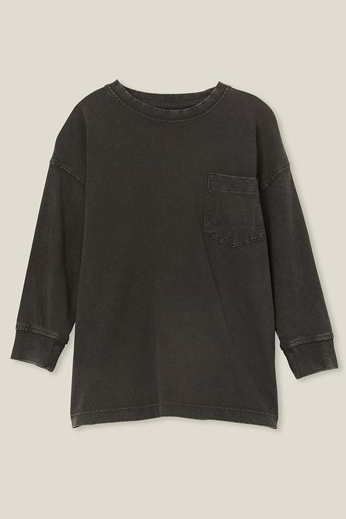 The essential long sleeve tee - phantom wash