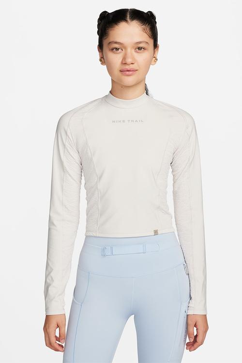 Nike Trail Women's Dri-FIT Long-Sleeve Running Top - Khaki
