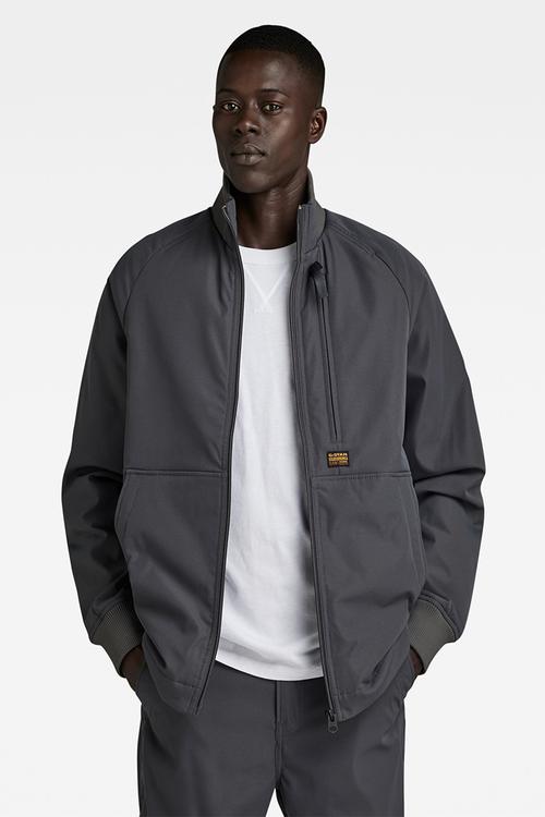 Track overshirt alpha stretch tech r wr - grey asphalt