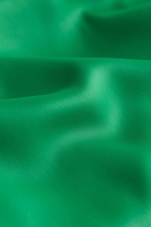 Draped dress - green