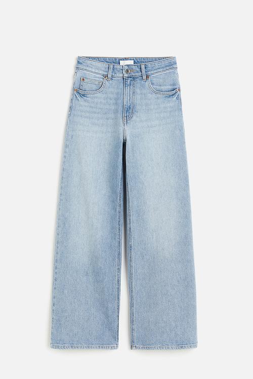Wide high jeans - blue