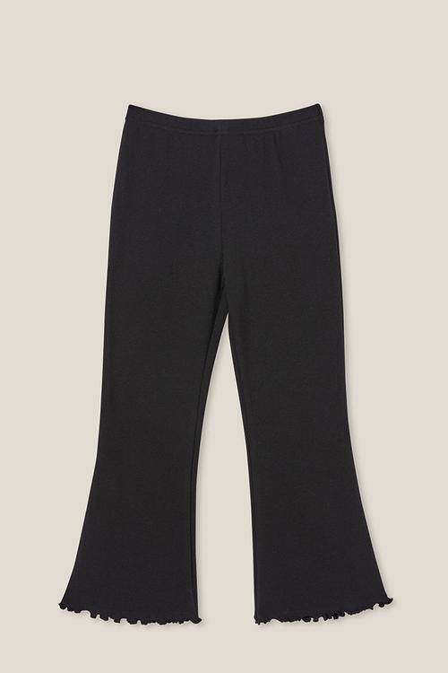 Francine flare pant - black