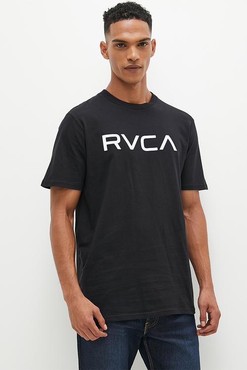 Big rvca short sleeve - black