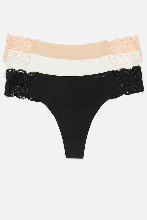 Party pants seamless g string 3 pack - multi