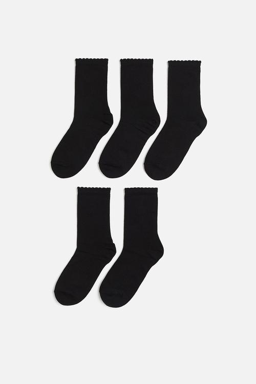 5-Pack socks - black