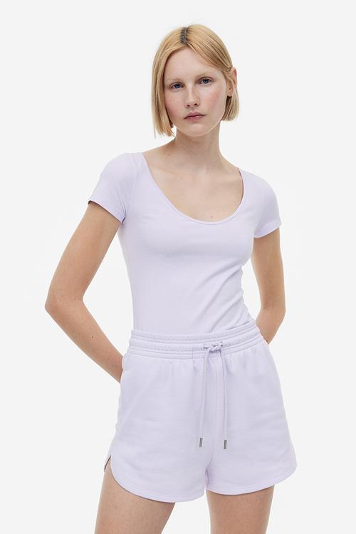 Fitted t-shirt - purple