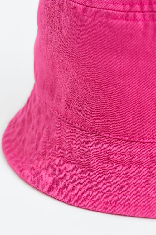 Cotton bucket hat - pink